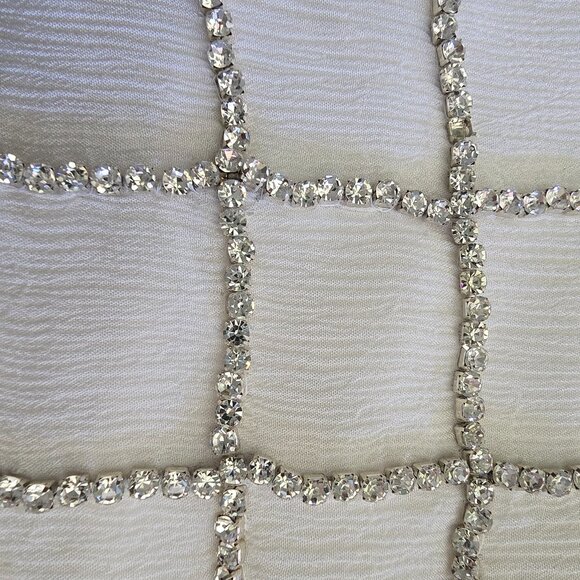 Corey Lynn Calter Rhinestone Mimi V-Neck Cami Top Shirt Anthropologie Medium - Picture 7 of 7